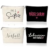 Materiali durevoli e robusti: La nostra pochette donna trucchi è realizzata in pregiato lino, non solo piacevole al tatto ma anche leggero e resistente. Il tessuto è lavabile e può essere riutilizzato più volte, mantenendo intatta la sua forma.