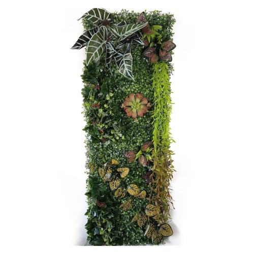 Planta Artificial, Panel de Pared for césped, decoración de Boda, Fondo de Hotel, Planta Falsa, decoración Interior y Exterior de jardín(14)