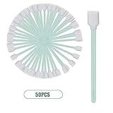 50pcs Foam Tip Swabs Sponge Stick for Wide Format Printer Head Cleaning, Computer, Optical Instrument Camera Lens, and All Solvent Printhead