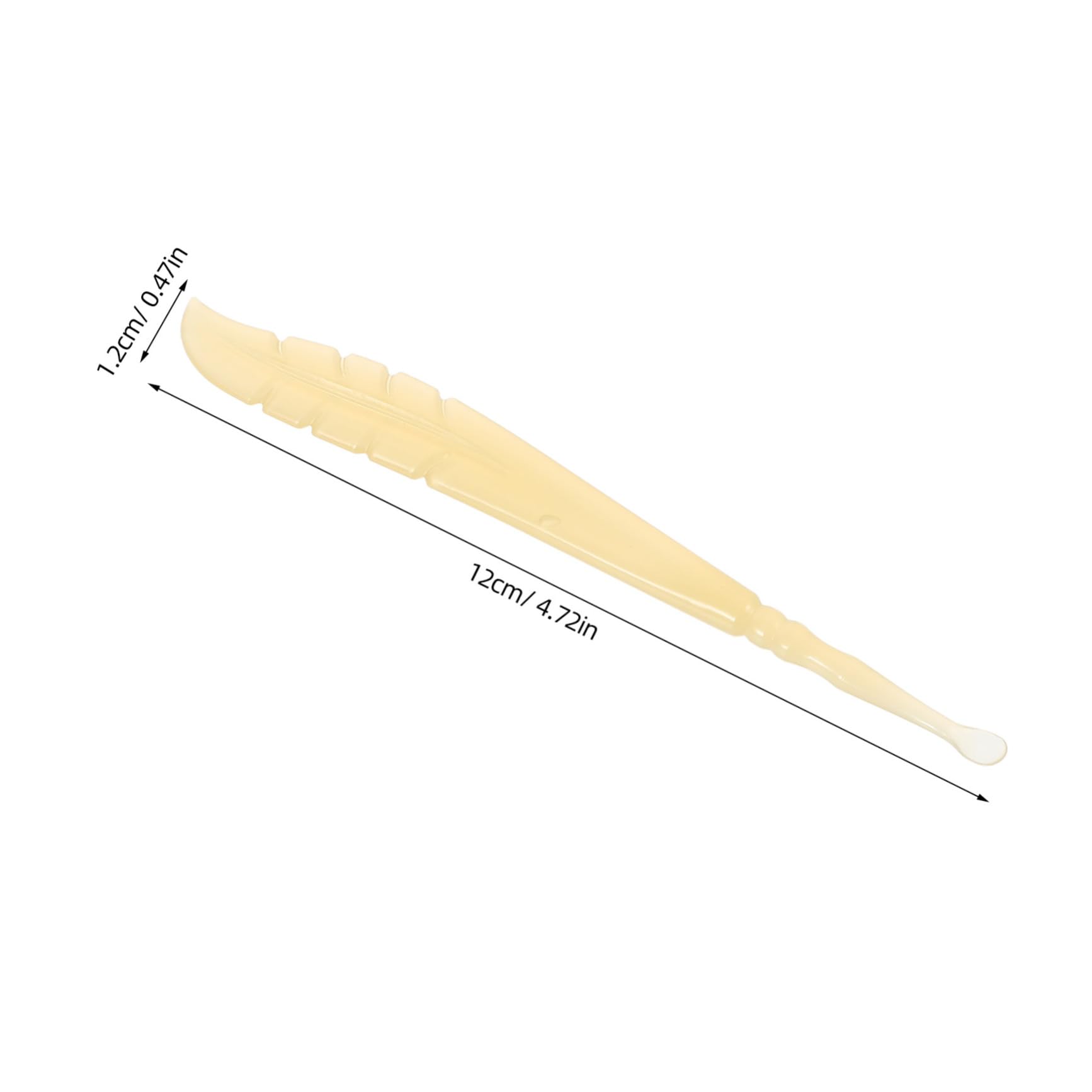 FRCOLOR Ergonomic Soft Ear Spoon Set 2pcs Boys and Girls Removal Tool Portable Gentle Ear for Home Office Travel