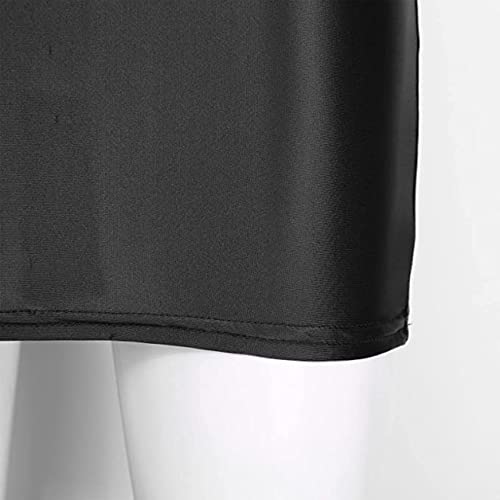 Women's Oil Shiny Smooth Pencil Mini Skirts Silky Stretchy Slim Stockings Bodycon Skirts Set4