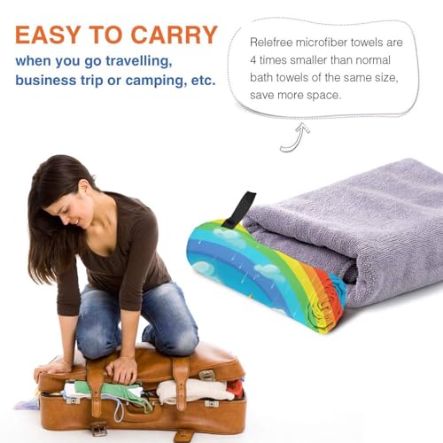 Serviette de plage en microfibre douce et compacte de qualité supérieure