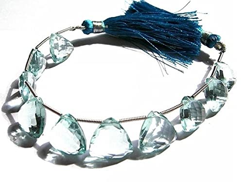 Quartz bleu aqua en briolette trillion pour sublimer vos tenues d'été élégantes