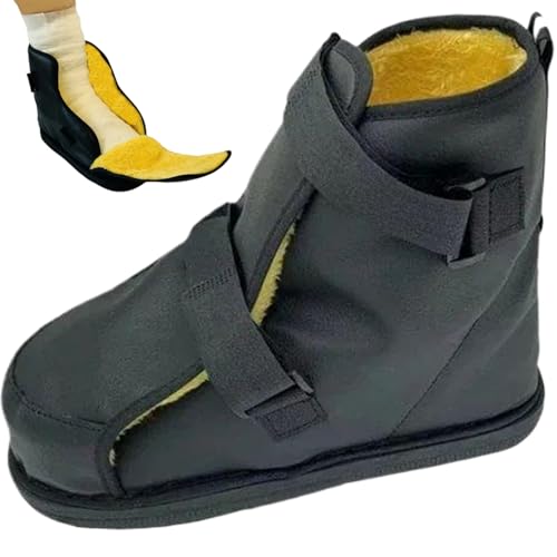 Bota médica ajustable para caminar con suela antideslizante práctica funda multiusos para uso posoperatorio o fractura de pie o dedo del pie.