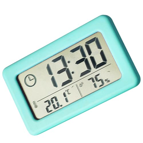 統合された温度計を備えたバッテリー駆動クロック自宅またはオフィスのための湿度計大型LCDディスプレイ温度計
