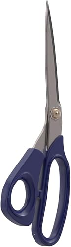 Miniatura 8 de Klein Tools 7310 Tijeras de recortadora dobladas de alta resistencia, fabricadas en Estados Unidos, tijeras ambidiestras grandes de acero inoxidable