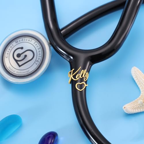 Yoke Style Stethoscope Name Tag Personalized, Custom Stethoscope Charms for Nurses, Stethoscope ID Tag Graduation Nurse Gifts for RN, Doctors