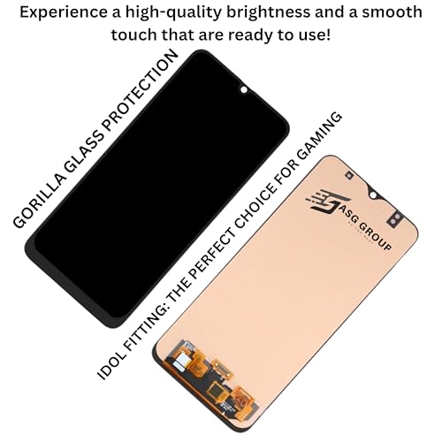Image of Compatible with Samsung A22 4g Smartphone Display| Bezel-Less Water Drop Notch Display | Black Glass Body | HD+ IPS Touchscreen | Dual SIM 4G Android Mobile Phone