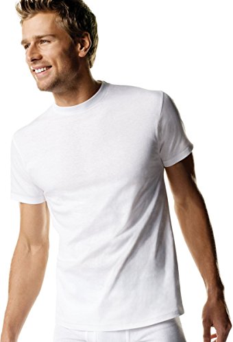 Hanes Men's Tagless Cotton Crew Undershirt – Multiple Packs and Colors