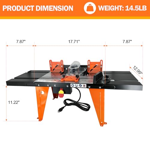 Viyuki Universal Electric Benchtop Router Tables Wood Working Craftsman Tool thumb #2