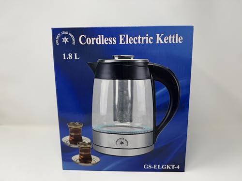 Tetera Eléctrica Golden Star con Infusor Extraíble 1.8L miniatura 4