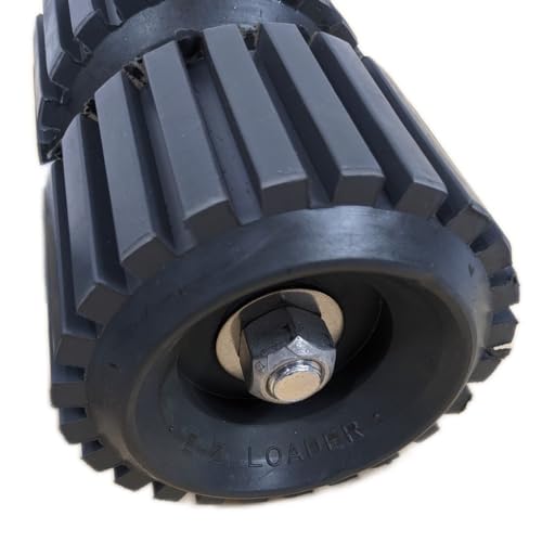 EZ Loader Boat Trailer Bolt-On Style Wobble Roller 300-025140, Black