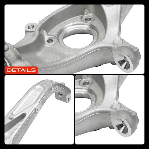 Frankberg Achsschenkel Radaufhängung Lenkknöchel Vorne Links Kompatibel mit Model 3 5YJ3 Electric 2017-2024 Replace# 104431100E