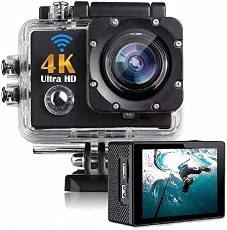 Camera Sports Action Go 4k Full Hd 1080p Prova D'agua Wi-fi