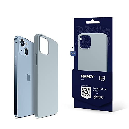 3MK Silicone MagCase Coque avec MagSafe pour Apple iPhone 14 Plus, Étui en Silicone Premium avec Microfibre, Protection Military Grade, Hydrophobe, Antidérapant, Housse Antichoc