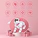 Remote Control Robot Dog Toys for Kids, Programmable Smart Interactive Stunt Robot Dog with Touch Function Singing Dancing Walking Smart RC Robot Dog Toy Gift for Boy Girl 3 4 5 6 7 8+ Year Old（Pink）