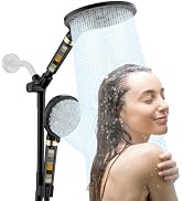 JONKEAN Dual Shower Heads with Handheld Spray Combo, 7.5