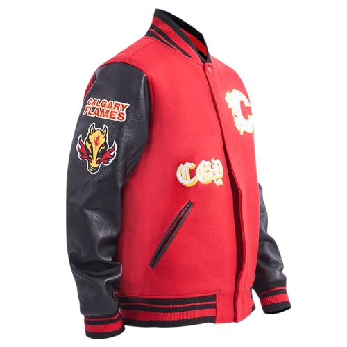 Image of Pro Standard Mens NHL Old English Varsity Jacket