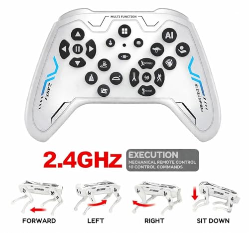 Image of Magicwand Robot Dog, AI Dog, AI Smart Pet, Will Dance and Kungfu,Voice /App /Remote Control,Support Action Programming,AI Robot Ideal Gift for Adults /Kids