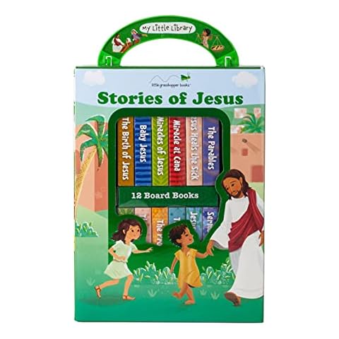 My Little Library: Stories of Jesus (12 Board Books) Cover