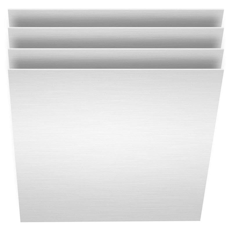 Edelstahlblech 304 – Gebürstet & Poliert, 100x100 Mm Oder 200x200 Mm, Stärke 0,5–3 Mm, Rostfrei & Hart