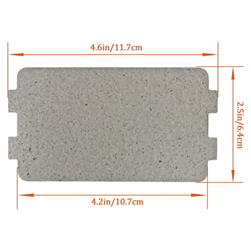 5 Pcs Microwave Oven Parts Waveguide Cover Universal Mica Sheet Microwave Oven Repairing Part for Kitchen Home Office Restaurant (2 1/4 Inch X 4 3/5 Inch)