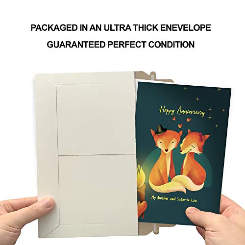 Prime Greetings Funny Anniversary Card Brother And Sister In Law #TOP4