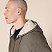 Amazon Essentials Hoodie For Men, Sherpa-Lined Full-Zip Fleece Sweatshirt, Medium, Dark Brown