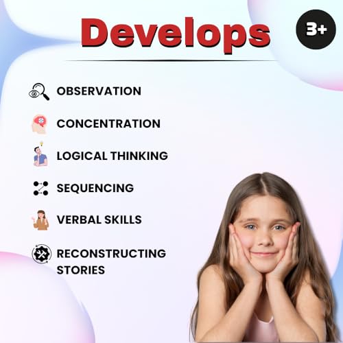 Creative's Story Telling - 3 | Story Cards | Learning & Educational | Story Telling Series | Pre-School Story Telling Games | Red Riding Hood & The Three Bears | for Ages 3 & Up