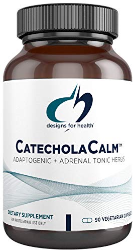 Designs for Health CatecholaCalm - Adaptogenic Herbs + Vitamins for Mood, Calm + Adrenal Support with L-Theanine, Passion Flower + Phosphatidylserine - Non-GMO Supplement (90 Capsules)