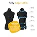 Adjustoform Sew Simple FG306 Adjustable Dress Form Black S-M (US Dress Size 4-12) 8 Part Female Sewing Mannequin + Pin Grip Hem Marker