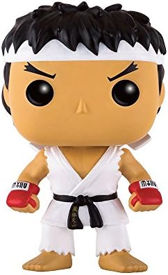 Funko- Pop Vinyl Figurines: Games: Street Fighter: RYU White Headband (Exc), 12419, Multi image 2