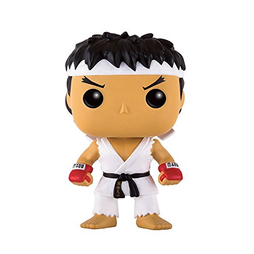 Funko- Pop Vinyl Figurines: Games: Street Fighter: RYU White Headband (Exc), 12419, Multi