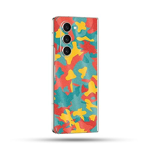 Image of MightySkins Glossy Glitter Skin Compatible with Samsung Galaxy Z Fold 5 Full Wrap - Wild Camouflage | Protective Durable High-Gloss Glitter Finish | Easy to Apply & Change Styles | Made in The USA