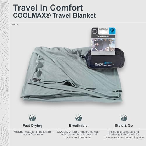 Couverture de voyage Cocoon Premium-Coolmax contre le froid des climatisations - 5