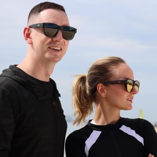 Image of INFI Fit Over Glasses Sunglasses Polarized for Women Men Fishing Driving Outdoor Mirrored Lens UV Protection