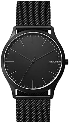 Skagen Men's Jorn Three-Hand, 41mm case size, Stainless Steel Watch and stainless steel mesh strap