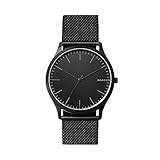 Skagen Herren Jorn Three-Hand, 41 mm Gehäusegröße, Edelstahluhr und Edelstahl-Netzarmband
