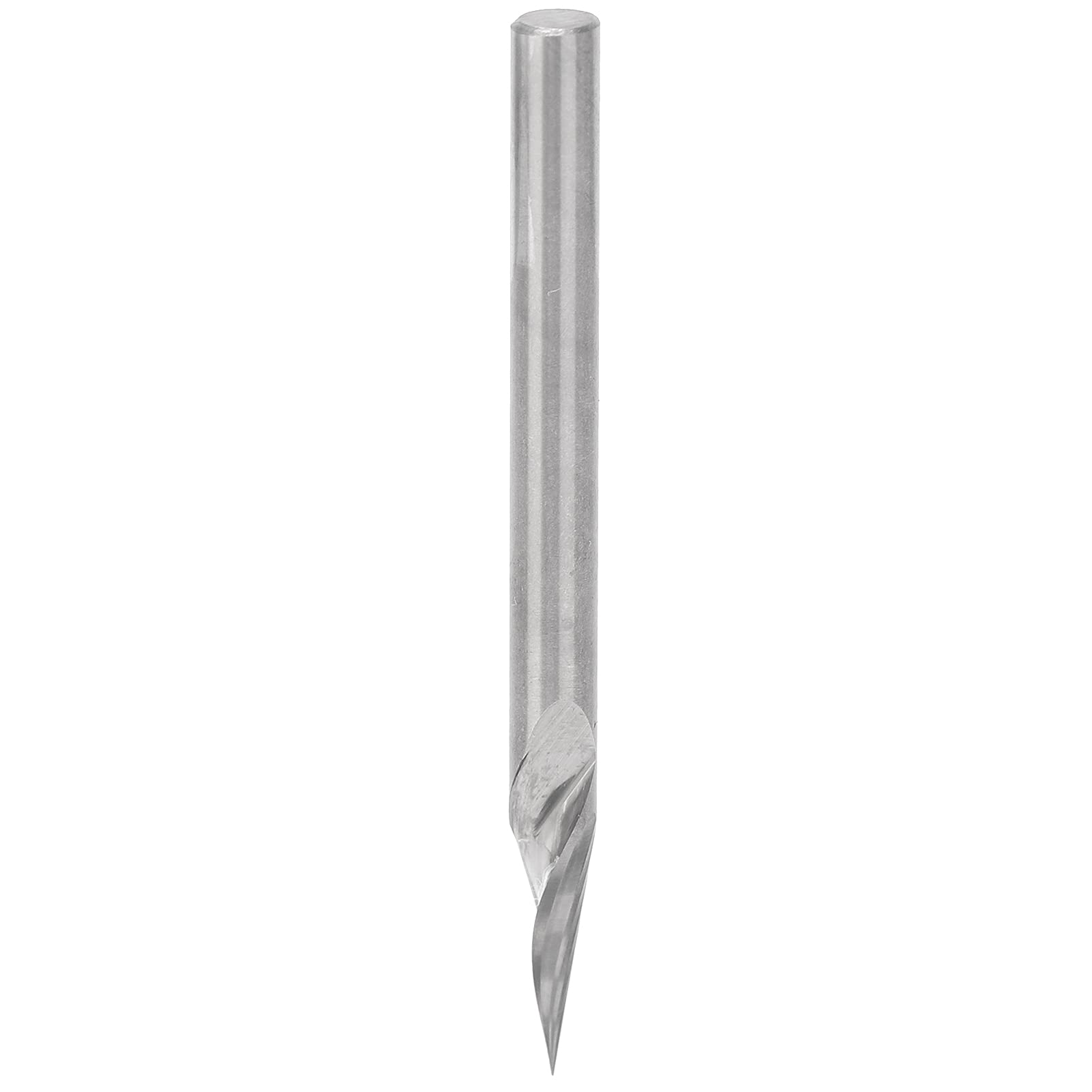 3.175x20 ° X0.1x40L Spirale 20 Gradi con Scanalatura a V Utensile per Incisione Frese Fresa in Metallo Duro con Punta a V per Operazioni di Intaglio del Legno
