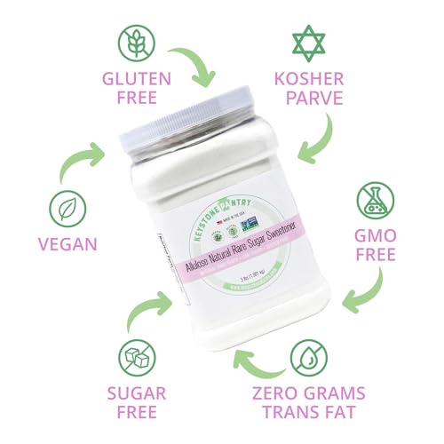 Image of Allulose Sweetener 3lb 100% pure, Keto Sugar Substitute, Free Flowing, Anti Clumping, Zero Calorie Non-GMO Vegan