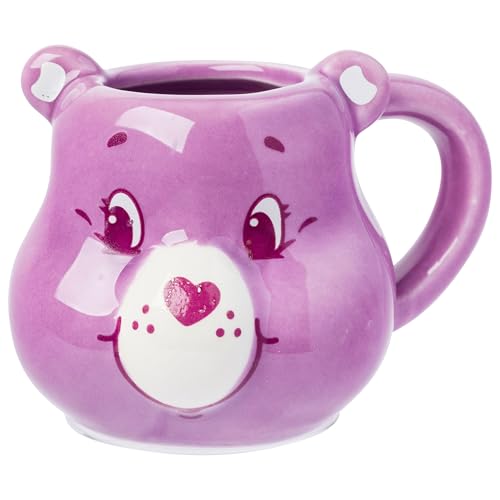 Set de 4 mini tazas cerámicas Care Bears Silver Buffalo miniatura 4