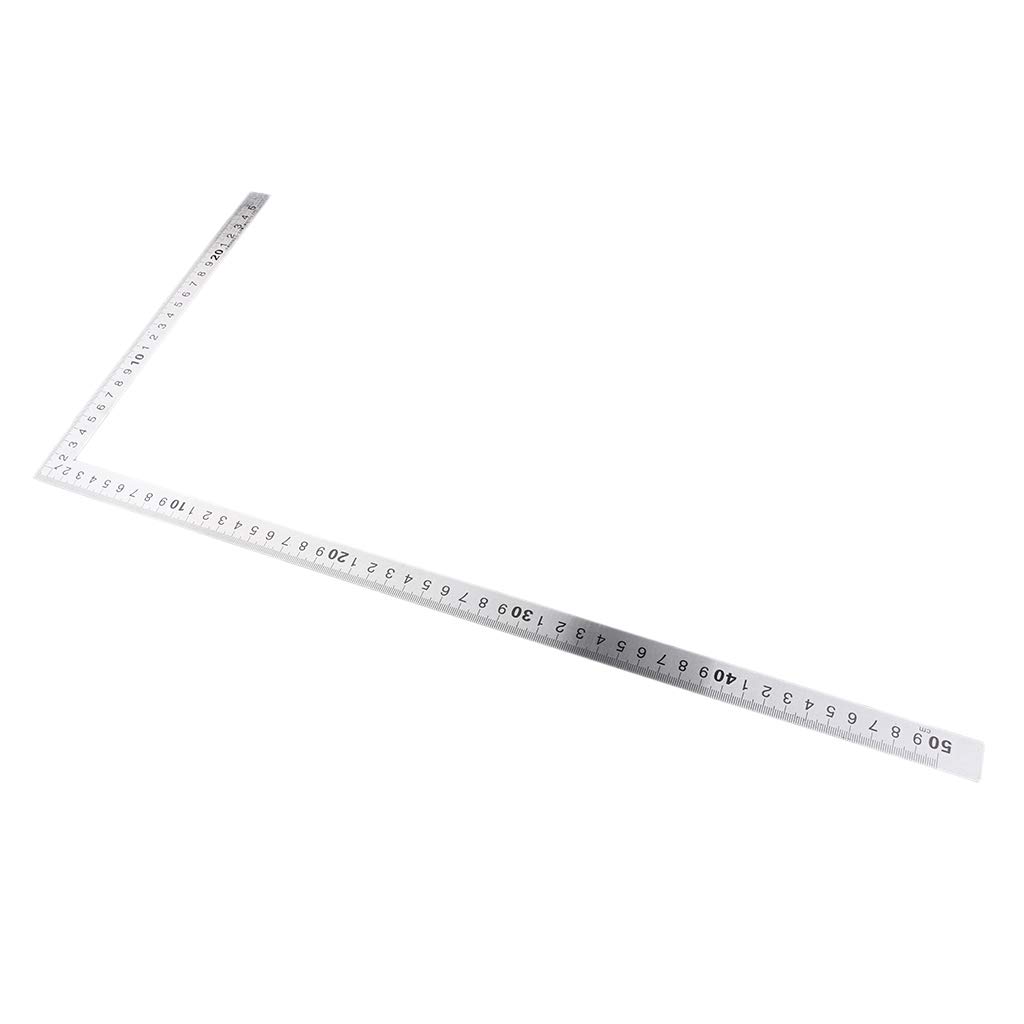 bnf® 2 Pieces L-Square Stainless Steel Measure Ruler Engineer Carpenter Woodwork|Home & Garden | Tools | Measuring & Layout Tools