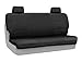 Coverking Custom Fit Rear Solid Bench Seat Cover for Select Isuzu Amigo Models - Velour (Charcoal)