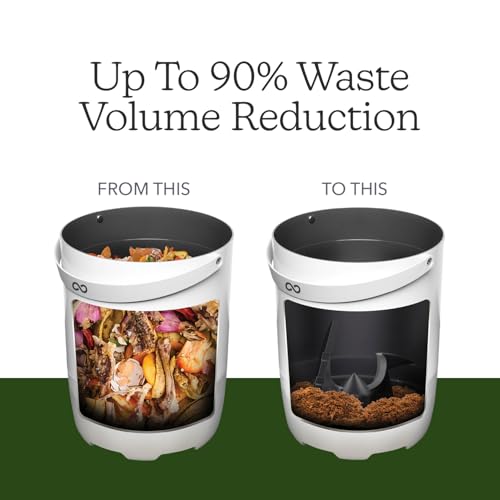 Image of FoodCycler Eco 5 Award-Winning Electric Kitchen Composter & Food Waste Recycler| 5L Compact Countertop Compost Machine | 2026 | 2-Year Warranty | Odorless Indoor Waste Solution | White