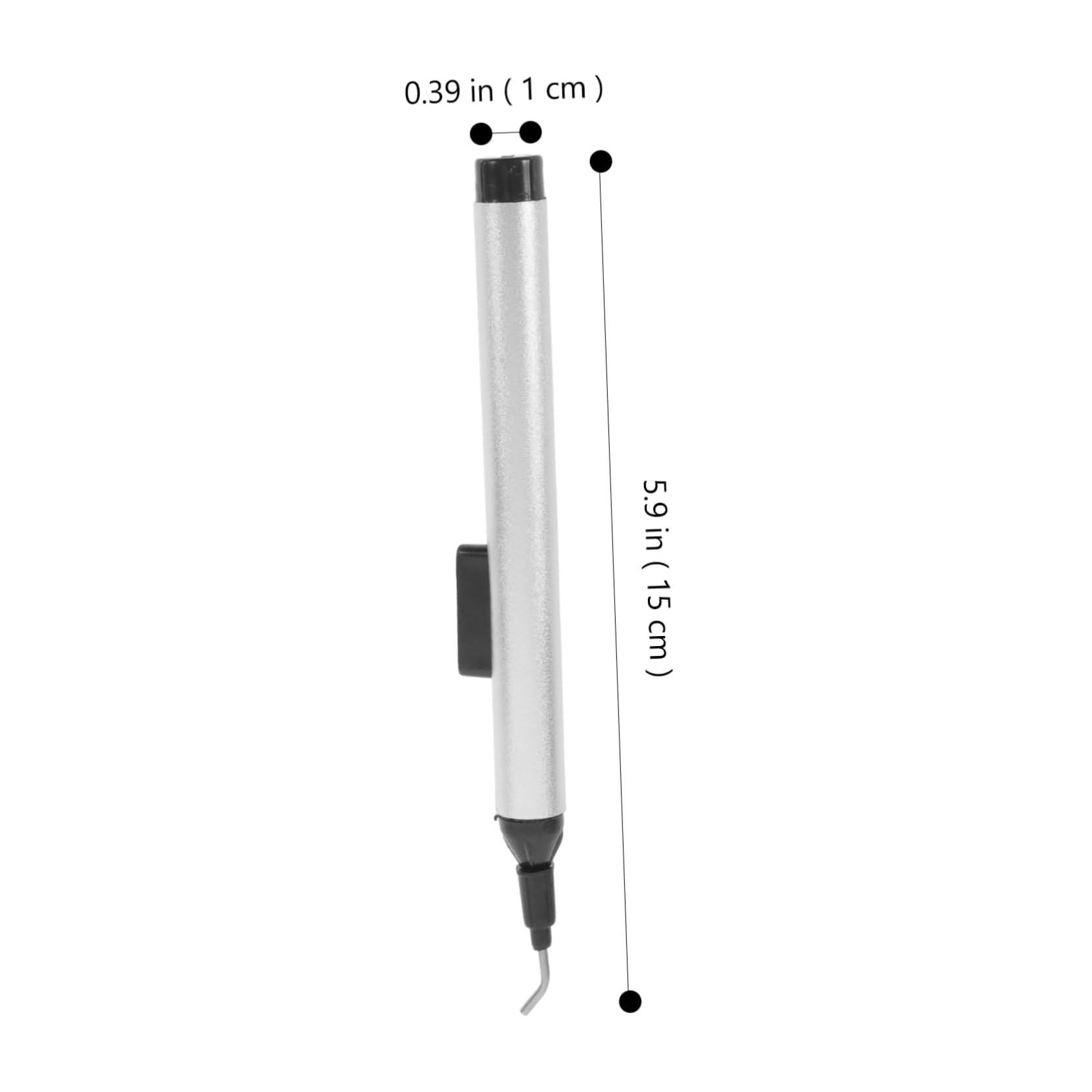 Homoyoyo Estrattore Chip Ic Antistatico Professionale, Pinza in Lega Di Alluminio Durevole Regolazione Presa, Strumenti Per Riparatori Tv Dvd Pc Silver