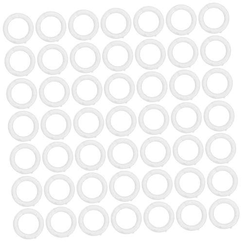 Levemolo Plastic Roman Blind Rings 100pcs Hardware 13x8mm for Window Treatments Blind Cord Guides Ceiling Fan Pulls