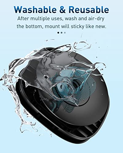 JOYEKY Car Phone Holder, 360° Phone Holder for Dashboard, Horizontal & Vertical View, Washable, Reusable, iPhone Samsung Android