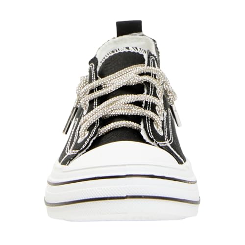 Very G Womens Aman Lace Up Canvas Sneaker4