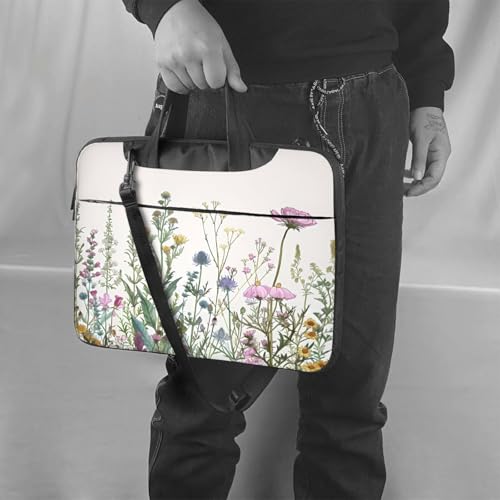 Funda para portátil Wildflower Florals Leaves 14 pulg miniatura 6