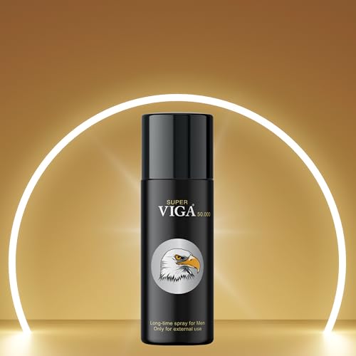 Image of Super Viga 50000 Delay Spray for Men with Vitamin E, Men's Personal Care, Refreshing Formula, Easy Spray Application, External Use Only, 45 ml (1.52 Fl Oz)